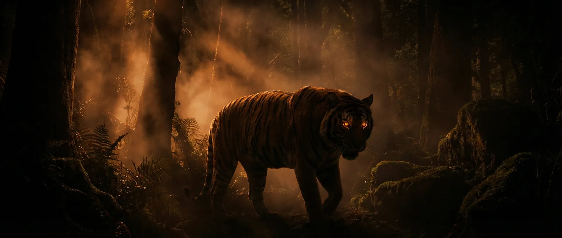 四虎视频 - 猛虎巡视暗夜丛林